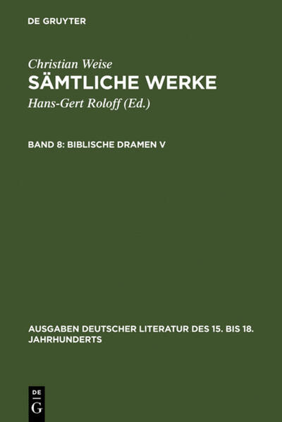 Die Reihe „Ausgaben Deutscher Literatur des XV. bis XVIII. Jahrhunderts" startete 1967 mit dem Ziel, zur besseren Textkenntnis der vernachlässigten mittleren deutschen und neulateinischen Literatur beizutragen. In der Reihe erscheinen kritische Gesamtausgaben - in einzelnen Fällen auch Auswahlausgaben - der Werke bedeutender Autoren. Die Ausgaben werden in Textbände und Realienbände aufgeteilt. Sie enthalten neben dem Textcorpus, einem kritischen Apparat und einem ausführlichen wissenschaftlichen Apparat auch - soweit vorhanden - Briefwechsel, Tagebücher, Gespräche, Zeugnisse der Zeitgenossen zu Person und Werk des Autors, Bildnisse usw. Daneben gibt es Dokumentationsreihen, in denen einzelne historisch interessante Texte zu einem repräsentativen Überblick über ihre Gattung zusammengestellt sind (Beispiele hierfür sind die Reihen ‚Drama‘ und ‚Roman‘).