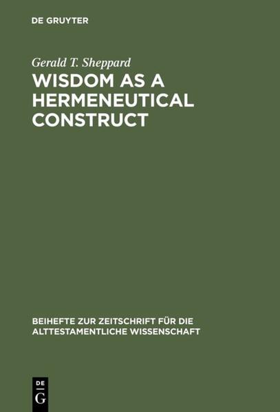 The series Beihefte zur Zeitschrift für die alttestamentliche Wissenschaft (BZAW) covers all areas of research into the Old Testament, focusing on the Hebrew Bible, its early and later forms in Ancient Judaism, as well as its branching into many neighboring cultures of the Ancient Near East and the Greco-Roman world. BZAW welcomes submissions that make an original and significant contribution to the field