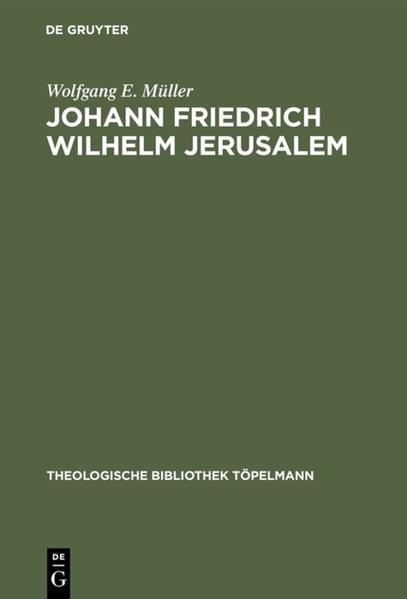 Frontmatter -- Vorwort -- Inhaltsverzeichnis -- Einleitung -- A. Jerusalems „Vornehmste Wahrheiten der Religion“ -- B. Jerusalems Reduktion der Dogmatik im Vergleich zu Hollaz -- C. Zu Jerusalems Denkvoraussetzungen -- Resümee -- Literaturverzeichnis -- Register -- Backmatter