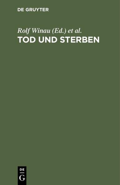 Frontmatter -- Der Tod und seine Rückseite -- Vorwort -- Inhalt -- Zur Konzeption dieses Buches -- Der vergangene und gegenwärtige Tod -- Einstellungen zu Tod und Sterben in der europäischen Geschichte -- Die Freigabe der Vernichtung lebensunwerten Lebens -- Die Willkür des Todes und der Widerstand der Vernunft -- Der bedachte Tod -- Bilder vom Tod -- Die Gegenwart des Todes im Leben -- Das Leben nach dem Tode -- Der Tod als Bruder des Schlafs -- Der erforschte Tod -- Die Anatomie des Todes -- Über den Anblick des eröffneten Leichnams -- Untersuchungen zur Mortalität in Berlin im 18. Jahrhundert -- Untersuchungen zur Psychologie der Todeskonzepte -- Der alltägliche Tod -- Altern und Tod in der psychologischen Forschung -- Altern und Tod-medizinische Überlegungen -- Tod als Notwendigkeit, Töten als Alltäglichkeit -- Das begleitete Sterben -- Zur Psychologie der Begegnung des Kindes mit dem Tode -- Tod und Sterben von krebskranken Kindern -- Zur Problematik von Psychotherapie mit Sterbenden -- Sterbebegleitung von Krebspatienten im Krankenhaus -- Seelsorgerliche Begleitung von Sterbenden und ihren Angehörigen im Krankenhaus -- Bemerkungen zur sozialen Organisation des Sterbens im Krankenhaus -- Sterbebegleitung älterer Menschen im Krankenhaus -- Sterbehilfe -- Das Recht auf den eigenen Tod -- Die Autoren -- Namenregister -- Sachregister -- Backmatter