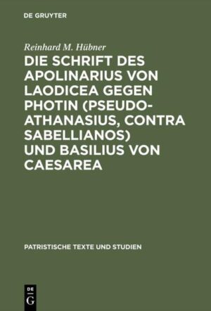 Die Reihe Patristische Texte und Studien publiziert seit 1963 Forschungsergebnisse, die durch die Patristische Kommission, heute ein Gemeinschaftsunternehmen aller deutschen Akademien der Wissenschaften, koordiniert werden. In ihr erscheinen Editionen, Kommentare und Monographien zu den Schriften und Lehren der Kirchenväter.