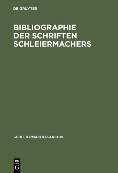 Das Schleiermacher-Archiv ist primär ein begleitendes Publikationsorgan für die seit 1980 erscheinende Gesamtausgabe der Werke Friedrich Schleiermachers (KGA), welches Materialien und Untersuchungen veröffentlicht, die in engerer Beziehung zur KGA stehen. In Sammelbänden werden zudem Beiträge dokumentiert, die auf internationalen Schleiermacher-Kongressen vorgetragen worden oder in diesem Zusammenhang entstanden sind.