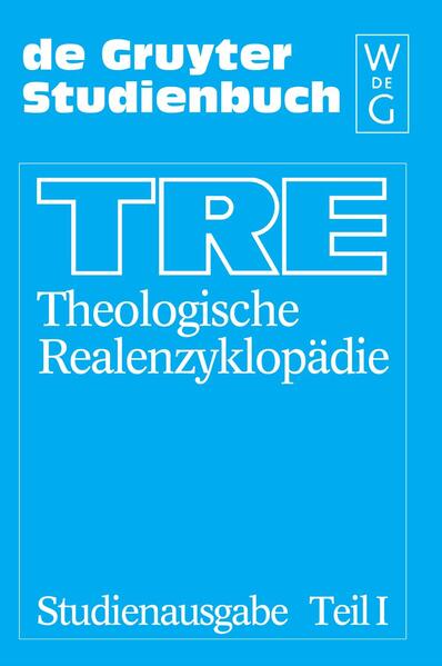 Die Theologische Realenzyklopädie ist neben der gebundenen, "großen" Ausgabe auch in einer broschierten Studienausgabe erhältlich. Teil I der Studienausgabe ist mit den Bänden 1-17 (Aaron-Katechismuspredigt) im Jahr 1993 erschienen. Ende 1999 folgte der Teil II mit den Bänden 18-27 (Katechumenat/Katechumenen-Publizistik/Presse). Damit reicht die TRE-Studienausgabe vom Stichwort "Aaron" bis zum Stichwort "Publizistik/Presse". Teil I und Teil II enthalten darüber hinaus jeweils ein Zwischenregister (1-17