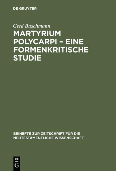 Die Reihe Beihefte zur Zeitschrift für die neutestamentliche Wissenschaft (BZNW) ist eine der renommiertesten internationalen Buchreihen zur neutestamentlichen Wissenschaft. Seit 1923 publiziert sie wegweisende Forschungsarbeiten zum frühen Christentum und angrenzenden Themengebieten. Die Reihe ist historisch-kritisch verankert und steht neuen methodischen Ansätzen, die unser Verständnis des Neuen Testaments befördern, gleichfalls offen gegenüber.