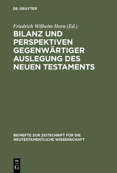 Die Reihe Beihefte zur Zeitschrift für die neutestamentliche Wissenschaft (BZNW) ist eine der renommiertesten internationalen Buchreihen zur neutestamentlichen Wissenschaft. Seit 1923 publiziert sie wegweisende Forschungsarbeiten zum frühen Christentum und angrenzenden Themengebieten. Die Reihe ist historisch-kritisch verankert und steht neuen methodischen Ansätzen, die unser Verständnis des Neuen Testaments befördern, gleichfalls offen gegenüber.