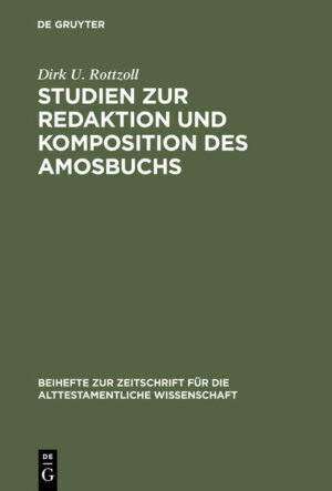 In der Reihe Beihefte zur Zeitschrift für die alttestamentliche Wissenschaft (BZAW) erscheinen Arbeiten zu sämtlichen Gebieten der alttestamentlichen Wissenschaft. Im Zentrum steht die Hebräische Bibel, ihr Vor- und Nachleben im antiken Judentum sowie ihre vielfache Verzweigung in die benachbarten Kulturen der altorientalischen und hellenistisch-römischen Welt.