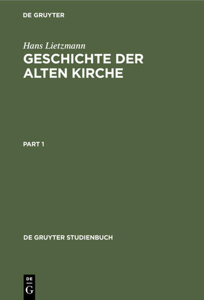 Frontmatter -- Vorwort -- Inhaltsverzeichnis -- I. Die Anfänge -- 1. Palästina und das Römerreich -- 2. Das palästinensische Judentum -- 3. Johannes der Täufer -- 4. Jesus -- 5. Die Urgemeinde -- 6. Die jüdische Diaspora -- 7. Paulus -- 8. Die christlichen Missionsgemeinden -- 9. Das römische Weltreich und sein religiöses Leben -- 10. Der Ausgang des Judenchristentums -- 11. Die nachapostolische Zeit -- 12. Johannes -- 13. Ignatius -- 14. Marcion -- 15. Die Gnosis -- II. Ecclesia cattolica -- 1. Das römische Weltreich im zweiten und dritten Jahrhundert -- 2. Die Kirche -- 3. Das Neue Testament -- 4. Glaubensregel und Theologie -- 5. Der Kultus -- 6. Das Christentum und die Welt -- 7. Die Apologeten -- 8. Kleinasien und der Montanismus -- 9. Gallien -- 10. Afrika -- 11. Rom -- 12. Syrien und sein Hinterland -- 13. Ägypten -- III. Die Reichskirche bis zum Tode Julians -- 1. Zusammenbruch und Neubau des Reiches -- 2. Der Endkampf des Christentums -- 3. Der Donatistenstreit -- 4. Der arianische Streit bis zum Tode Konstantins -- 5. Konstantin -- 6. Der Geist der konstantinischen Zeit -- 7. Die Epigonen -- 8. Konstantius als Alleinherrscher -- 9. Der Geist der Epigonenzeit -- 10. Julian -- 11. Der Kultus -- IV. Die Zeit der Kirchenväter -- 1. Jovian, Valentinian und Valens -- 2. Theodosius I. und das Ende des arianischen Streites -- 3. Der Westen unter Valentinian I. und Gratian -- 4. Ambrosius und Theodosius -- 5. Volksfrömmigkeit im vierten Jahrhundert -- 6. Das Mönchtum -- Literatur -- Register