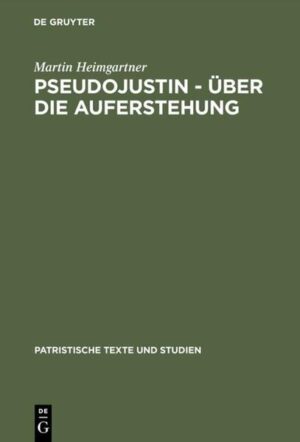 Der nur in Fragmenten erhaltene Traktat Über die Auferstehung wurde in der kirchlichen Überlieferung Justin zugeschrieben. Die vorliegende Arbeit untersucht in einem ausführlichen Einleitungsteil die Bezeugung des Textes, der sodann kritisch ediert und ins Deutsche übersetzt wird. In detaillierten Studien zu Inhalt, Umfeld, Entstehungszeit und -ort sowie zur Verfasserfrage kommt Heimgartner zu dem Schluß, dass der Traktat vermutlich von dem Apologeten Athenagoras stammt. Ausführliche Anhänge zum Vatopedi-Florileg und zu Prokop von Gazas Epitome sowie eine Konkordanz und Spezialbibliographie zu Pseudojustin beschließen den Band.