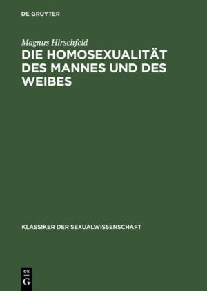 Die Homosexualität des Mannes und des Weibes | Bundesamt für magische Wesen