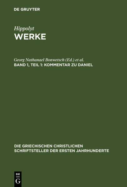 The series is devoted to Christian texts from the Greek-speaking parts of the ancient Roman Empire. Published since 1897 (first in Leipzig, then in Berlin) by the Royal Prussian Academy under the project Griechische Christliche Schriftsteller, which was continued by the Berlin-Brandenburg Academy, the series offers large critical editions accompanied by historical introductions and indices of those works that have not been included in other major editions. When complete, the series will provide complete coverage of the first three centuries.