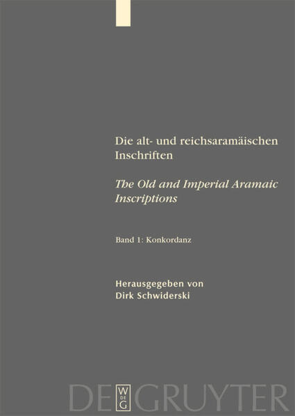 This collected edition presents the texts of the more than 2500 Old and Imperial Aramaic inscriptions (10th-3rd cents. BC) hitherto published