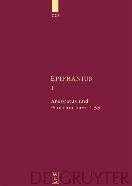 Karl Holls Ausgabe der antihäretischen Schrift des spätantiken Bischofs Epiphanius von Salamis (Zypern) ist ein Klassiker unter den Editionen antiker griechischer christlicher Schriftsteller. Das Werk selbst, vom Autor unter dem sprechenden Titel “Arzneikästlein gegen die Häresien” veröffentlicht, enthält eine große Zahl von nirgendwo sonst erhaltenen Originaltexten diverser christlicher Gruppen, die von der Mehrheitskirche als häretisch ausgeschieden worden sind. Vor allem Lehre und Leben gnostischer Gruppen, aber auch anderer Strömungen wie beispielsweise der Montanisten, hat Epiphanius mit großem Eifer beschrieben. Der Berliner Kirchenhistoriker Karl Holl hat sich mit seiner Ausgabe bemüht, aus der schwierigen handschriftlichen Überlieferung einen lesbaren und grammatisch korrekten Text herzustellen. Dazu hat er einen reichen sachlichen Kommentar im Apparat beigegeben. Selbst wenn die häufigen Eingriffe in den überlieferten Bestand Kritiker auf den Plan gerufen haben, verwendet noch die jüngste große englische Übersetzung Holls Text. Zu Holls Lebzeiten erschienen zwei Bände (1915/1922). Nach dem Tode Holls 1926 hat Hans Lietzmann einen dritten Band 1933 veröffentlicht. Als vierter Band ist 2006 ein ausführlicher Index erschienen. Während die Bände Epiphanius II und III seit 1980 bzw. 1985 in einem korrigierten Nachdruck mit Ergänzungen von Jürgen Dummer lieferbar sind, war der erste Band mit den wichtigen Informationen zu den jüdischen Sekten und den Gnostikern seit langem vergriffen. Er wird nun ebenfalls in einem korrigierten Nachdruck vorgelegt.