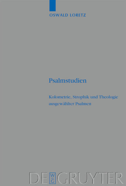 In diesem Band werden detaillierte Kommentierungen der Psalmen 1-3, 6, 11, 13, 72, 81, 82, 88, 127, 137 und 149 sowie Einzelabhandlungen zur Problematik der Zitat-Vernetzung zwischen Ugarit-Texten und Psalmen und zur Politischen Theologie des Königtums vorgelegt. Dabei werden neue Erkenntnisse der Altorientalistik und Ugaritologie für die poetische, philologische und theologische Interpretation der Psalmen fruchtbar gemacht.