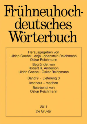 Frühneuhochdeutsches Wörterbuch: lescheur  machen | Bundesamt für magische Wesen