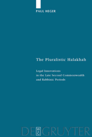 This study examines by a meticulous analysis of abundant rabbinic citations the pluralism of the Halakhah in the pre-70 period which stands in contrast to the fixed Halakhah of later periods. The Temple's destruction provoked, for political motives, the initiation of this significant shift, which protracted itself, in developmental stages, for a longer period. The transition from the Tannaitic to the Amoraic era was a consequential turning point on the extended path from flexibility to rigidity in Jewish law.