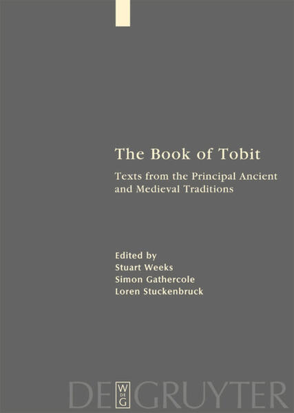 The relationships between the many different versions of Tobit present a famous and important problem for text-critics and historians of Judaism