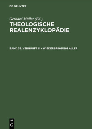 Die Theologische Realenzyklopädie (TRE) als moderne Fachenzyklopädie repräsentiert in 36 Textbänden (1976-2004) den Wissensstand der theologischen Forschung im Ganzen. Mehr als eine Generation von Wissenschaftlerinnen und Wissenschaftlern haben an ihr mitgearbeitet und in mehr als 2.500 Artikeln (auf mehr als 28.000 Textseiten) auf höchstem fachwissenschaftlichem Niveau das einzigartige, international ausgerichtete Nachschlagewerk zu einem Dokument der Wissenschaftsgeschichte gemacht. Die TRE ist ein unverzichtbares Hilfsmittel für Forschung, Studium und Lehre vor allem der Theologie, aber auch ihrer angrenzenden Fachgebiete wie Geschichte, Philosophie, Judaistik, Religionswissenschaften. Die TRE ist auch als 3-teilige Studienausgabe in Paperback veröffentlicht worden. Aaron-Katechismuspredigt (17 Bände) Katechumenat/Katechumenen-Publizistik/Presse (10 Bände) Pürstinger-Zypern (9 Bände) Gesamtregister (Bibelstellen, Orte, Sachen, Namen: 2 Bände) Weiterhin ist die TRE als Datenbank Theologische Realenzyklopädie Online erhältlich.