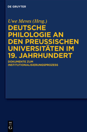 Deutsche Philologie an den preußischen Universitäten im 19. Jahrhundert | Bundesamt für magische Wesen
