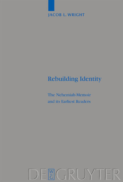 This monograph presents a fresh and detailed treatment of the problems posed by the Nehemiah-Memoir. Starting from the pre-critical interpretations of Ezra-Neh, the study demonstrates that the use of the first-person does not suffice as a criterion for distinguishing between the verba Neemiae and the additions of later authors. The earliest edition of the Memoir isconfined to a building report, which was expanded as early generations of readers developed the implications of Nehemiah's accomplishments for the consolidation and centralization of Judah. The expansions occasioned in turn the composition of the history of the "Restoration" in Ezra-Neh.