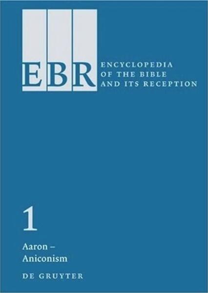 The projected thirty-volume Encyclopedia of the Bible and Its Reception (EBR) is intended to serve as a comprehensive guide to the current state of knowledge on the background, origins, and development of the canonical texts of the Bible as they were accepted in Judaism and Christianity. Unprecedented in breadth and scope, this encyclopedia also documents the history of the Bible’s interpretation and reception across the centuries, not only in Judaism and Christianity, but also in literature, visual art, music, film, and dance, as well as in Islam and other religious traditions and new religious movements. The EBR is also available online.