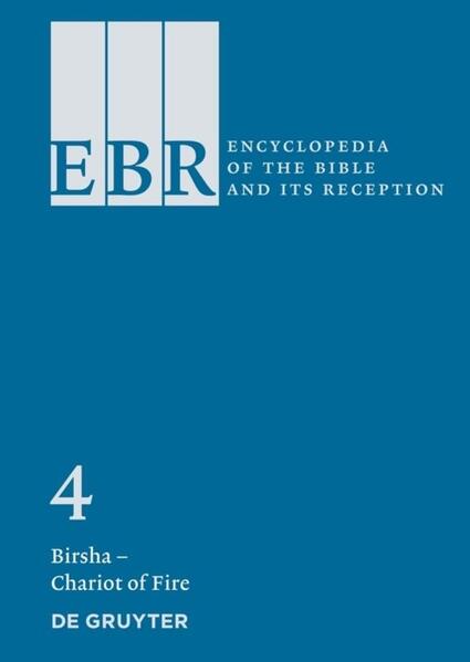 The projected thirty-volume Encyclopedia of the Bible and Its Reception (EBR) is intended to serve as a comprehensive guide to the current state of knowledge on the background, origins, and development of the canonical texts of the Bible as they were accepted in Judaism and Christianity. Unprecedented in breadth and scope, this encyclopedia also documents the history of the Bible’s interpretation and reception across the centuries, not only in Judaism and Christianity, but also in literature, visual art, music, film, and dance, as well as in Islam and other religious traditions and new religious movements. The EBR is also available online.