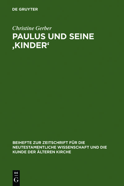 Der Apostel Paulus hat mit seinen Briefen nicht nur Theologie vermittelt, sondern auch persönliche Beziehungen zu den angeschriebenen Gemeinden gepflegt. Die Studie untersucht, wie die Briefe die bleibende Bedeutung des Paulus, so sie nicht bereits mit dem Apostolat gegeben war, für die Gemeinden entwerfen und sichern. Dies geschieht vor allem durch Metaphern. Im Mittelpunkt der Studie stehen Eltern-Kind-Metaphern (1 Thess 2