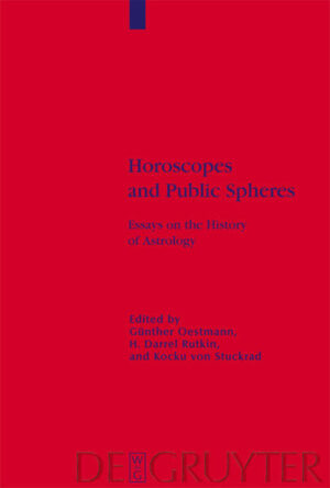 This volume examines the specific role of horoscopic astrology in Western culture from antiquity to the nineteenth century. Focusing on the public appearance of astrological rhetoric, the essays break new ground for a better understanding of the function of horoscopes in public discourse. The volume's three parts address the use of imperial horoscopes in late antiquity, the transformation of doctrines and rhetorics in Islamic medieval contexts, and the important status of astrology in early modern Europe. The combination of in-depth historical studies and methodological considerations results in an important contribution to religious and cultural studies.