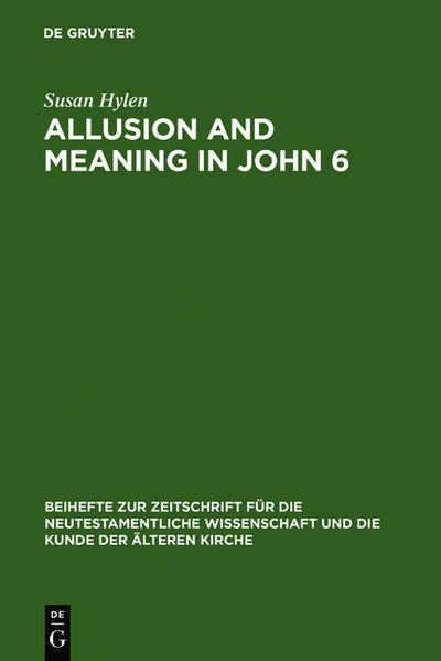 Many interpreters read John 6 as a contrast between Jesus and Judaism: Jesus repudiates Moses and manna and offers himself as an alternative. In contrast, this monograph argues that John 6 places elements of the Exodus story in a positive and constructive relationship to Jesus. This reading leads to an understanding of John as an interpreter of Exodus who, like other contemporary Jewish interpreters, sees current experiences in light of the Exodus story. This approach to John offers new possibilities for assessing the gospel’s relationship to Jewish scripture, its dualism, and its metaphorical language.