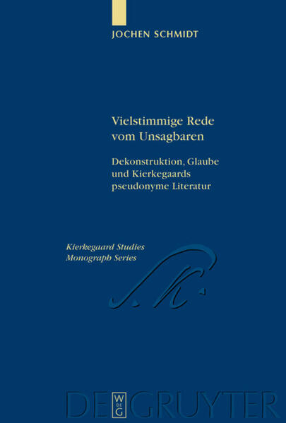 Die Studie bietet eine Interpretation von Kierkegaards Schriften "Entweder-Oder", "Die Wiederholung" sowie "Furcht und Zittern" vor dem Hintergrund postmoderner Religionsphilosophie. Vielstimmigkeit wird im Anschluss an dekonstruktive Denkerfahrungen als Konfiguration von unversöhnten, doch gerade dadurch bedeutsamen Redeweisen aufgefasst. Kierkegaards dialogisierte Pseudonyme erhellen kraft solcher Vielstimmigkeit den Glauben: Keine pseudonyme Stimme allein vermag jenen Glauben, der Leben angesichts des Scheiterns ermöglicht, auszusprechen. Inmitten der nach Versöhnung auslangenden Unversöhntheit des Disputs-und nur dort-wird unaussprechlicher Glaube durch Aussparung aus der Rede erschwiegen.