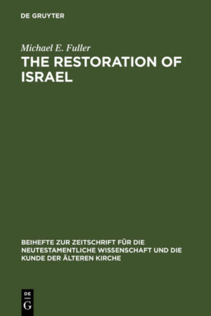 This study identifies and explores texts of restoration in a wide selection of Early Jewish Literature in order to assess the variety of ways in which Jews envisioned Israel’s future restoration. Particular attention is given to the expression of restoration in what is identified in the present study as the exilic model of restoration. In this model, Israel’s restoration is characterized by the features of (a) a future re-gathering, (b) the fate of the nations, and (c) the establishment of a new Temple. The present work focuses primarily on the first two features. Through this framework Jews in the Greco-Roman period could draw on Israel’s history and legacy, but re-appropriate ‘exile and return’ in new and creative ways. Finally, the writing of Luke-Acts is investigated for its ideas of restoration and its indebtedness to Early Jewish traditions.