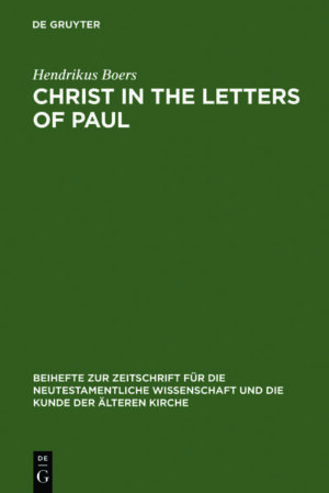 This study addresses the centrality of Christ in Paul’s thought, recognizing at the same time that he does not express the meaning of Christ as an existing teaching. Christ as a person, not a teaching, determines Paul’s thinking, for himself and in his reasoning with his readers. Christ comes to expression in Paul as the explication of the fundamental reality for himself and for his readers. He develops his thoughts about Christ in each case anew as expressions of the Lord who determines his life and the lives of his readers. In his reasoning with his readers, he expects them to become aware of Christ as the one who determines them in their new lives as believers.