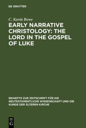 Despite the striking frequency with which the Greek word kyrios, Lord, occurs in Luke's Gospel, this study is the first comprehensive analysis of Luke's use of this word. The analysis follows the use of kyrios in the Gospel from beginning to end in order to trace narratively the complex and deliberate development of Jesus' identity as Lord. Detailed attention to Luke's narrative artistry and his use of Mark demonstrates that Luke has a nuanced and sophisticated christology centered on Jesus' identity as Lord.