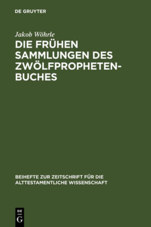 Das Buch behandelt die Entstehung des exilischen Vierprophetenbuches (Hosea