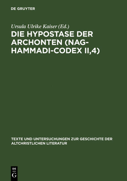 Diese neu vorgelegte Textedition des Nag-Hammadi-Codex II,4 beruht auf einer Autopsie des Codex im Koptischen Museum zu Alt-Kairo und berücksichtigt darüber hinaus im kritischen Apparat auch die Ergebnisse aller früheren Editionen. Der sprachlichen Erschließung des Textes dient das umfassende grammatische Register, das in der bewährten Tradition des Berliner Arbeitskreises für koptisch-gnostische Schriften Berlin steht. Die Kommentierung des Textes konzentriert sich auf den Text in seiner vorliegenden Form. Mögliche Vorformen und Traditionen werden dabei (insbesondere im Blick auf UW NHC II,5) diskutiert, von literarkritischen Scheidungen wird jedoch abgesehen. Über die Forschungsgeschichte informiert neben Angaben zu Ort, Zeit, Verfasser, Empfängern, Sprache, literarischer Gestalt und religionsgeschichtlicher Einordnung die Einleitung. Ausgezeichnet mit demAlexander-Böhlig-Preis 2007