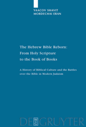 This work, the first of its kind, describes all the aspects of the Bible revolution in Jewish history in the last two hundred years, as well as the emergence of the new biblical culture. It describes the circumstances and processes that turned Holy Scripture into the Book of Books and into the history of the biblical period and of the people-the Jewish people. It deals with the encounter of the Jews with modern biblical criticism and the archaeological research of the Ancient Near East and with contemporary archaeology. The middle section discusses the extensive involvement of educated Jews in the Bible-Babel polemic at the start of the twentieth century, which it treats as a typological event. The last section describes at length various aspects of the key status assigned to the Bible in the new Jewish culture in Europe, and particularly in modern Jewish Palestine, as a “guide to life” in education, culture and politics, as well as part of the attempt to create a new Jewish man, and as a source of inspiration for various creative arts.