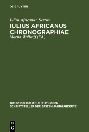 Iulius Africanus has rightly been called the "Father of Christian Chronography". His world chronicle is one of the few works of Christian literature pioneering a new genre. Late Antiquity and the Middle Ages mainly articulated their reflection on history in the form of the world chronicle. The work has not been preserved in its entirety