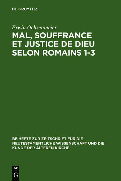 Though the Epistle to the Romans repeatedly mentions the issue of evil, suffering, and oppression (Rom 5, 8, 12, etc), one rarely finds studies of its contribution to this issue. Yet the context of Hab 2:4 deals with suffering, oppression, and a promise of deliverance (Hab 1.1-4). This quote starts Paul’s demonstration of the Gospel, the fulfillment of the Old Testament promises (1:2). For Paul the Scripture’s function in Romans is to give hope to the believers (4:23 5