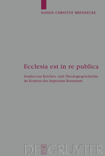 Der Sammelband enthält dreizehn Aufsätze von Hanns Christof Brennecke, die zeigen, wie das Christentum der Kaiserzeit und der Spätantike in den Kontext des Imperium Romanum eingebettet ist. Das Themenspektrum reicht von den frühen Auseinandersetzungen zwischen Christentum und der paganen Welt über trinitätstheologische und christologische Fragen bis zu Analysen des syrischen Mönchtums. Die Aufsätze haben aufgrund ihrer detaillierten Quellenanalysen die Forschung nachhaltig beeinflusst.