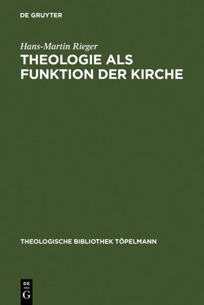 Das Verhältnis zwischen wissenschaftlicher Theologie und Kirche ist in der Moderne zu einem Grundproblem geworden. Theologische Entwürfe versuchen ihm mit verschiedenen Auffassungen von Wissenschaftlichkeit und Kirchlichkeit der Theologie gerecht zu werden. Im Ergebnis unterscheiden sie sich stark-je nach vorausgesetzter Bestimmung des Gegenstands, des Wissenschaftsbegriffs und des Verhältnisses der Theologie zu Kirche, Gesellschaft und Universität. Die Empfehlungen reichen von einer praktischen Disziplin zur Optimierung der Kirchenleitung und einer Explikations- und Prüfungsinstanz christlicher Glaubenspraxis bis zu einer hermeneutischen Religions- und Kulturwissenschaft. Die Untersuchung skizziert und evaluiert in wissenschafts- und fundamentaltheoretischer Hinsicht ausgewählte Positionen der modernen protestantischen Theologie. Die vorgestellte eigene Verhältnisbestimmung zielt auf eine Theologie, die inhaltliche Positionalität mit einem revidierten Verständnis von Funktionalität und Kirchlichkeit und mit interdisziplinärer Kommunikationsfähigkeit zu verbinden weiß. So vermag sie ihre Verantwortung für die Welt von Religion und Kultur wahrzunehmen und einen konstruktiv-kritischen Beitrag zum universitären System der Wissenschaften zu erbringen.