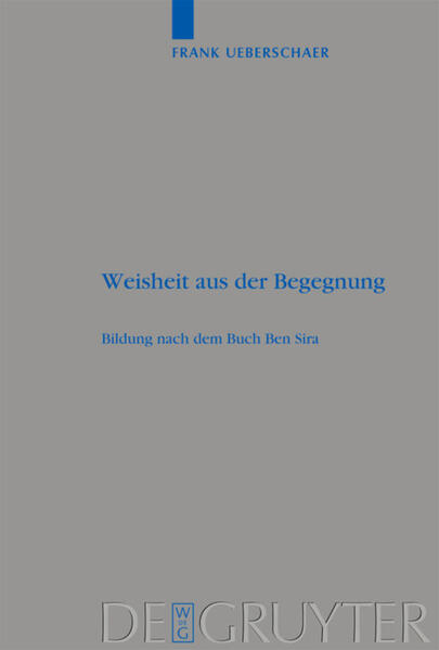 Das weisheitliche Denken ist Bildungsdenken. Im Buch Ben Sira wird erstmals explizit über das Bildungsgeschehen reflektiert und so auch ein Bildungsverständnis erkennbar. Die Studie geht der Frage nach dem Zusammenhang von Weisheit und Bildung nach. Anhand ausgewählter Textpassagen, die ausführlich dokumentiert und unter Hinzuziehung der hebräischen, griechischen und syrischen Textbezeugung textkritisch besprochen werden, kommen die verschiedenen Facetten des Bildungsgeschehens zur Sprache: lebensweltlich in der Frage nach Zielgruppe, Unterrichtsinhalten und -methodik sowie nach Bildungszielen und -hemmnissen