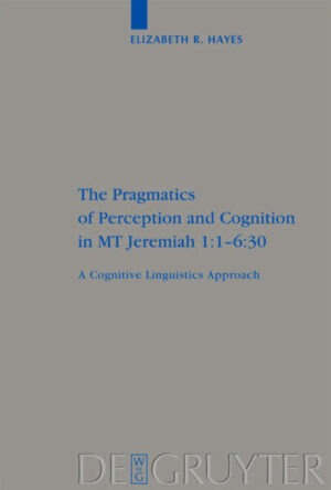 Recent advances in cognitive linguistics provide new avenues for reading and interpreting Biblical Hebrew prophetic text. This volume utilises a multi-layered cognitive linguistics approach to explore Jeremiah 1:1-6:30, incorporating insights from cognitive grammar, cognitive science and conceptual blending theory. While the modern reader is separated from the originators of these texts by time, space and culture, this analysis rests on the theory that both the originators and the modern reader share common features of embodied experience. This opens the way for utilising cognitive models, conceptual metaphor and mental spaces theory when reading and interpreting ancient texts.This volume provides an introduction to cognitive theory and method. Initially, short examples from Jeremiah 1:1-6:30 are used to introduce the theory and method. This is followed by a detailed comparison of traditional and cognitive approaches to Biblical Hebrew grammar. These insights are then applied to further examples taken from Jeremiah 1:1-6:30 in order to test and refine the approach. These findings show that Jeremiah 1:1-1:3 establishes perspective for the text as a whole and that subsequent shifts in perspective may be tracked using aspects of mental spaces theory. Much of the textual content yields to concepts derived from conceptual metaphor studies and from conceptual blending theory, which are introduced and explained using examples taken from Jeremiah 1:1-6:30. The entire analysis demonstrates some of the strengths and weaknesses of using recent cognitive theories and methods for analysing and interpreting ancient texts. While such theories and methods do not obviate the need for traditional interpretive methods, they do provide a more nuanced understanding of the ancient text.