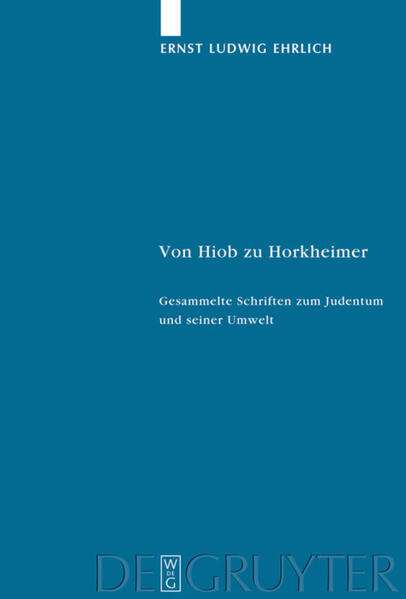 Ernst Ludwig Ehrlich (1921-2007), der bekannte Judaist und Historiker, begann seine akademische Laufbahn 1940 an der Berliner Hochschule für die Wissenschaft des Judentums. Im Jahr 1943 gelang ihm die Flucht aus dem nationalsozialistischen Deutschland in die Schweiz. Als Wissenschaftler wirkte er an den Universitäten von Zürich, Basel, Bern, Frankfurt a.M. und Berlin. Schon früh setzte sich Ehrlich für einen Dialog zwischen Juden und Christen ein. Während des Zweiten Vatikanischen Konzils war Ernst Ludwig Ehrlich als Berater des Kardinal Augustin Bea an der Ausarbeitung der Erklärung Nostrae Aetate über die Beziehungen der Katholischen Kirche zu den nichtchristlichen Religionen beteiligt. Dieser Band vereint Texte von Ernst Ludwig Ehrlich zur Geschichte, Theologie und Ethik des Judentums und ehrt damit den Begründer der Reihe Studia Judaica. Sie verdeutlichen die Bandbreite seines wissenschaftlichen Interesses und sein lebenslanges Streben, Wissen über jüdische Religion und Kultur einem breiten Publikum zu vermitteln.