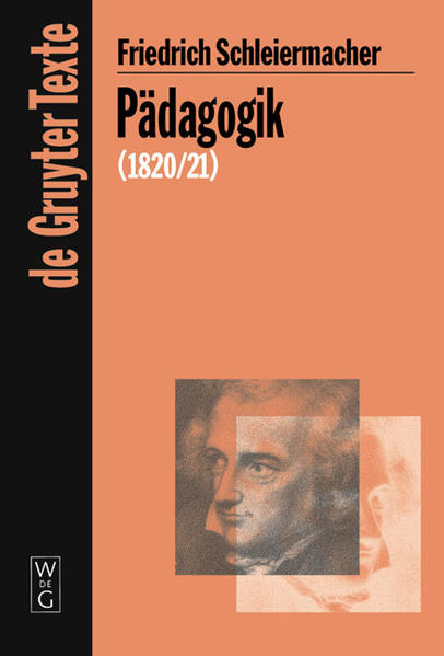 Zum ersten Mal ist es möglich, Schleiermachers Pädagogik-Vorlesung von 1820/21 im Ganzen kennen zu lernen. Dies ist einer unlängst aufgetauchten studentischen Nachschrift zu verdanken, die hier veröffentlicht wird. Der jetzt vollständige Vorlesungstext belegt, dass Schleiermachers Theorie der Erziehung weit über den Themenkomplex „Gegenwirkung, Strafe und Zucht“ hinausgeht. Unter diesem Titel war die Vorlesung von 1820/21 bisher bekannt, da für die erste Ausgabe 1849 lediglich Auszüge hauptsächlich zu diesem Thema zusammengestellt worden waren. Die Textgrundlagen sind seitdem verloren. Mit der neu aufgefundenen Nachschrift kann nun die gesamte Vorlesung mitsamt der Stundeneinteilung (und dem jeweiligen Datum) geboten werden. Der (kritisch erstellte) Text wird hier in moderner Schreibweise und Zeichensetzung mit allen notwendigen Korrekturen als Studienausgabe vorgelegt