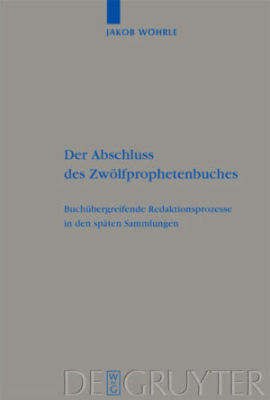 Das Buch behandelt die in der bisherigen Forschung besonders umstrittenen späten Entstehungsphasen des Zwölfprophetenbuches. Auf Grundlage einer vollständigen redaktionsgeschichtlichen Analyse der Bücher Obadja, Jona, Nahum, Habakuk, Deuterosacharja und Maleachi wird gezeigt, wie nach der Formierung erster buchübergreifender Sammlungen-des exilischen Vierprophetenbuches mit den Büchern Hosea, Amos, Micha und Zefanja, des Haggai-Sacharja-Korpus und der Einarbeitung des Joelbuches in das exilische Vierprophetenbuch-aus diesen Teilsammlungen in mehreren Stufen das vorliegende Zwölfprophetenbuch erwachsen ist. So wird in dieser Studie ein neues Gesamtmodell zur Entstehung des Zwölfprophetenbuches vorgelegt, das erstmals aus der Entstehung der Einzelbücher heraus entwickelt ist und so umfassende Einblicke in die Formierung der einzelnen Entstehungsstadien und in die damit verbundenen theologiegeschichtlichen Entwicklungen bietet.