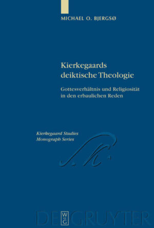 Kierkegaards deiktische Theologie wird in einer Reihe von Textinterpretationen entwickelt, die seine oft übersehenen erbaulichen Reden in einem neuen Licht präsentieren. Das Buch setzt sich mit dem traditionellen Bild der Religiosität bei Kierkegaard auseinander, wie sie in den Begriffen der Religiosität A und B zum Ausdruck kommt, und bringt neue Argumente im Sinne einer deiktischen Theologie. Sie wird in einer doppelten Perspektive entfaltet: Der Mensch richtet seinen Blick auf Gott-und Gott begegnet ihm, indem er den Menschen auf seinen Nächsten hinweist. Deiktische Theologie ist weder eine Schöpfungstheologie (Religiosität A) noch eine Offenbarungstheologie (Religiosität B), sondern sie erfasst die Spannung zwischen Schöpfung und Offenbarung, die u.a. im trinitarischen Gottesbegriff begründet wird. Die Entwicklung der deiktischen Theologie Kierkegaards geschieht in der Interpretation zentraler Texte aus den erbaulichen Reden, der Einübung im Christentum sowie der Unwissenschaftlichen Nachschrift.Wichtige Themen sind darüber hinaus: die Zeitlichkeit, das Verhältnis zwischen dem Humanen und dem Christlichen, die Reue, die Sünde, das Abendmahl, das Leiden, die Nachfolge Christi, Himmelfahrt und Auferstehung.