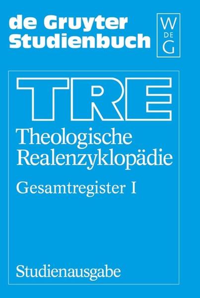 Theologische Realenzyklopädie / Gesamtregister | Bundesamt für magische Wesen