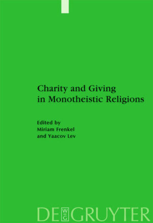 This book deals with various manifestations of charity or giving in the contexts of the Christian, Jewish, and Muslim societies in Late Antiquity and Early Middle Ages. Monotheistic charity and giving display many common features. These underlying similarities reflect a commonly shared view about God and his relations to mankind and what humans owe to God and expect from him. Nevertheless, the fact that the emphasis is placed on similarities does not mean that the uniqueness of the concepts of charity and giving in the three monotheistic religions is denied. The contributors of the book deal with such heterogeneous topics like the language of social justice in early Christian homilies as well as charity and pious endowments in medieval Syria, Egypt and al-Andalus during the 11th-15th centuries. This wide range of approaches distinguish the book from other works on charity and giving in monotheistic religions.