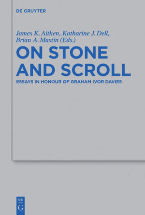 The volume On Stone and Scroll addresses biblical exegesis from the historical, archaeological, theological, and linguistic perspectives, and discusses many of the issues central to the interpretation of the Bible. It is written by colleagues and former students of Graham Davies in his honour on his retirement. It covers three main areas central to his work: inscriptional and archaeological, including socio-historical, studies