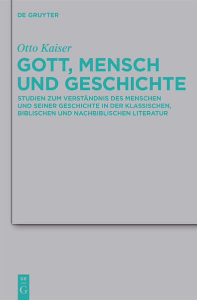 Der Aufsatzband enthält Studien zur Geschichtstheologie Herodots, dem Verständnis des Fremden im Alten Testament, den Büchern Jesus Sirach, der Weisheit Salomons, zur Geschichtstheologie des Flavius Josephus, zum reflektierten Gebrauch des Mythos als Grenzaussage bei Platon, zum Ringen um die Würde des Menschen in Ciceros Tusc.V und zum Verständnis der Zeit von Platon bis Augustin.