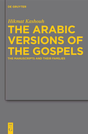 This book is concerned with the Arabic versions of the Gospels. It is an attempt to examine a substantial number of Arabic manuscripts which contain the continuous text of the canonical Gospels copied between the eighth and the nineteenth centuries and found in twenty-one different library collections in Europe and the Orient.Following the introduction, Chapter Two presents the state of research from the middle of the nineteenth century to the present time. Chapter Three introduces and reflects on the two hundred plus manuscripts examined in this work. Chapters Four to Eight concentrate on grouping these manuscripts into twenty-four families and examining their Vorlagen (Greek, Syriac, Koptologie and Latin). In order to examine the relationship between the families, phylogenetic software is used. Consequently, the manuscripts are grouped into seven different mega clusters or tribes. Finally the date of the first translation of the Gospels into Arabic is addressed and (a) provisional date(s) suggested based on the textual and linguistic analyses of the manuscripts.The conclusion in Chapter Ten gives the overall contribution made by this thesis and also future avenues for the study of the Arabic versions of the Gospels.